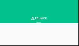 
							         Login / Telnyx Customer Portal								  
							    