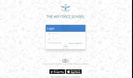 
							         Login - The Air Force School								  
							    