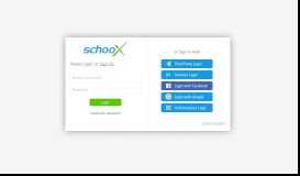 
							         Login - The most elegant online learning and training platform - Schoox								  
							    