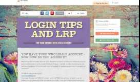 
							         Login Tips and LRP | Smore Newsletters								  
							    