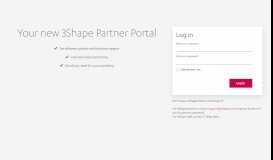 
							         Login to 3Shape Partner Portal - 3Shape Partner Portal								  
							    