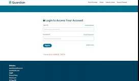 
							         Login to Access Your Account - Guardian Anytime								  
							    