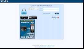 
							         Login to AMG Attendance System								  
							    
