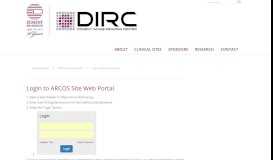 
							         Login to ARCOS web portal - Doheny Image Reading Center								  
							    