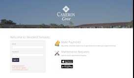 
							         Login to Cameron Cove Resident Services | Cameron Cove - RENTCafe								  
							    