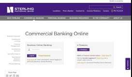 
							         Login to Commercial Online Banking | Sterling National Bank								  
							    