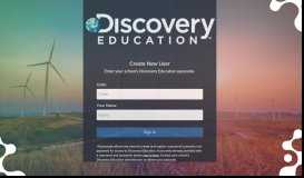 
							         Login to Discovery Education								  
							    