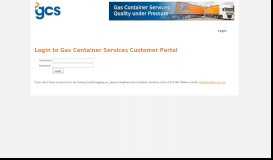 
							         Login to Gas Container Services Customer Portal - EU.com								  
							    