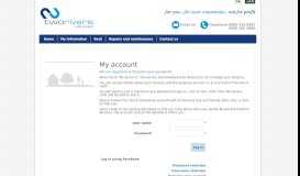 
							         Login to my account - ActiveH Customer Portal - Two Rivers Housing								  
							    