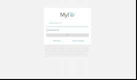 
							         Login to MyID | Identity And Access Management								  
							    