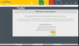 
							         Login to MyTracker								  
							    