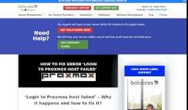 
							         Login to Proxmox host failed: Why it happens & fix for it								  
							    