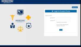 
							         Login to Student Portal - Herzing University Portal								  
							    