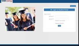 
							         Login to Student Portal - SBBCollege								  
							    
