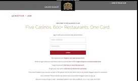 
							         Login to the 24K Club - | Golden Nugget								  
							    