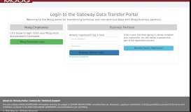 
							         Login to the Gateway Data Transfer Portal - Moog, Inc.								  
							    