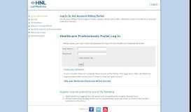 
							         Login to the Healthcare Professionals Portal								  
							    