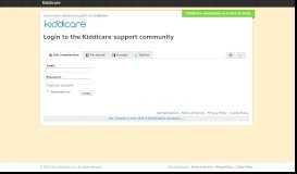 
							         Login to the Kiddicare support community - Get Satisfaction								  
							    