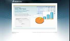 
							         Login to the SolidWorks ROI Analysis Tool								  
							    