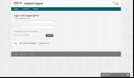 
							         Login to the support portal - Helpdesk Support								  
							    