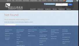 
							         Login to Web Portal - Kellogg Community College								  
							    
