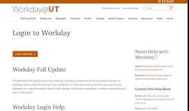 
							         Login to Workday | Workday | The University of Texas at Austin								  
							    
