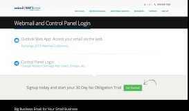 
							         Login to your Cloud Services Control Panel or Webmail								  
							    