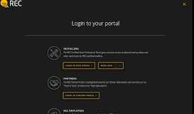 
							         Login to your portal | REC Group								  
							    