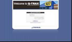 
							         Login to your Q-TRAX Portal Username: Password: If using ...								  
							    
