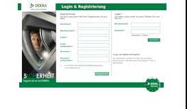 
							         Login und Registrierung bei DEKRA Karriere. - DEKRA Job Portal								  
							    