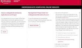 
							         Login | Undergraduate Admissions Online Application | Rutgers ...								  
							    