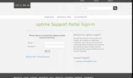 
							         Login - uptime software Support Online								  
							    