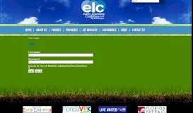 
							         Login / User - ELC - Early Learning Coalition of the Big Bend Region								  
							    