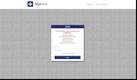 
							         Login user - MyKerio								  
							    