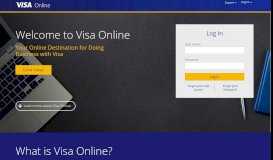 
							         Login - Visa Online								  
							    