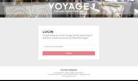 
							         Login - Voyage Collections - Login								  
							    