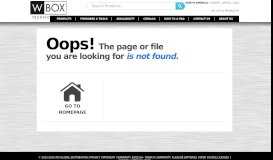 
							         Login | W Box Technologies								  
							    