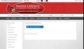 
							         Login - Wayne County School District								  
							    