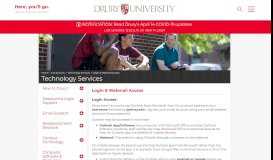 
							         Login & Webmail Access - Drury University								  
							    