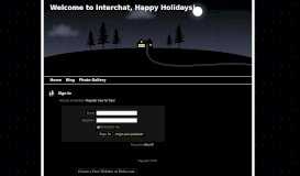 
							         Login - Welcome to Interchat, Happy Holidays!								  
							    