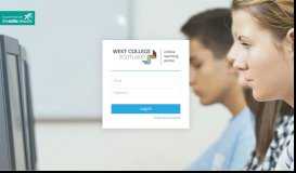 
							         Login - West College Scotland EQUAL SITE								  
							    