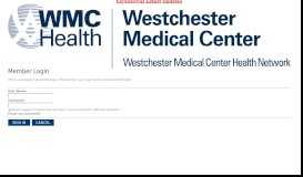 
							         Login - Westchester Medical Center								  
							    