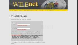 
							         Login - WILENET :: Wisconsin Law Enforcement Network								  
							    