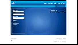 
							         Login with a Safeword ® Card - CitiDirect® for Securities								  
							    