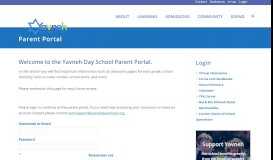 
							         Login - Yavneh Day School								  
							    