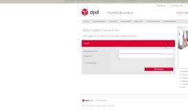 
							         Login zum Online-Portal - MyDPD Business								  
							    