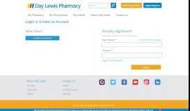 
							         Login/Register - Day Lewis Pharmacy								  
							    