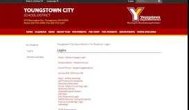 
							         Logins - Youngstown City School District								  
							    