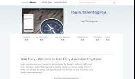 
							         Login.talentqgroup.com website. Korn Ferry - Welcome to ...								  
							    
