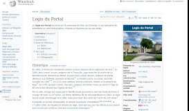 
							         Logis du Portal — Wikipédia								  
							    